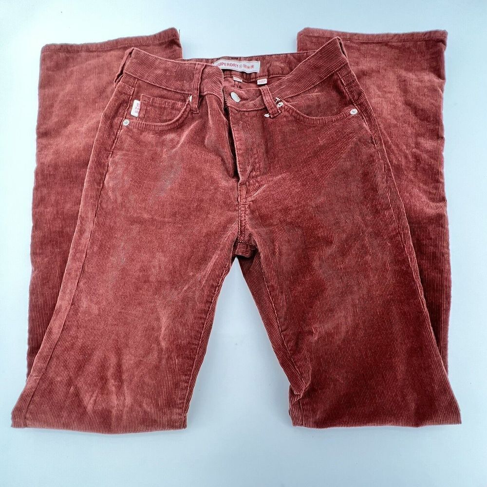 Superdry Terracotta Corduroy Flare Pants